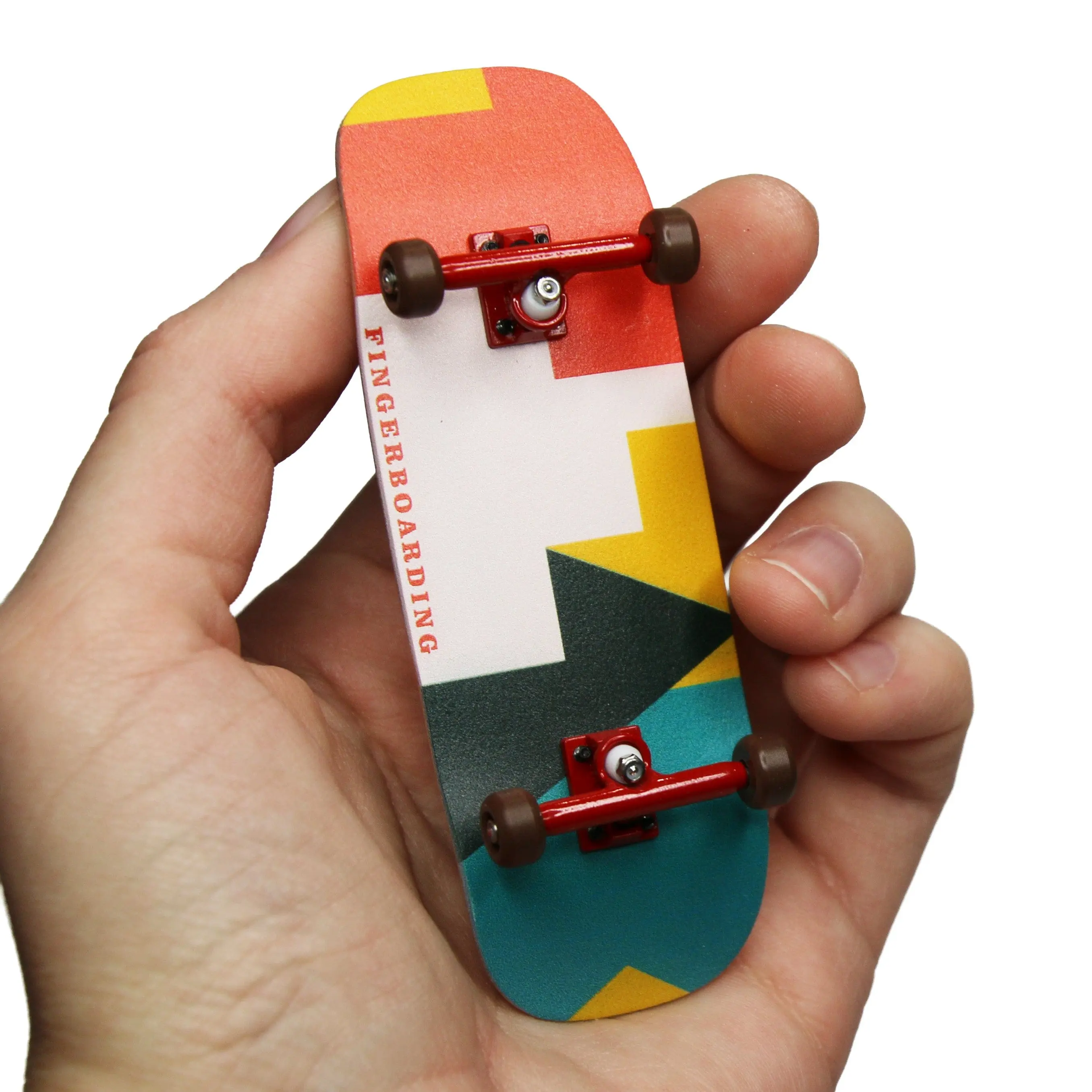 33.3mm Boxy Shape Prolific Gen2 Fingerboard Complete - "Bold Letters" Graphic - Gen2 Prodigy Trucks + Pro Duro Bubble Bushings