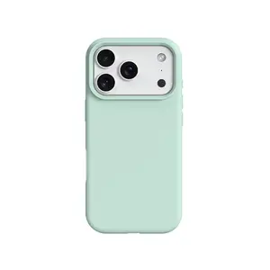 1pc of new color-labeled, Protective lens case frame - ultra-thin magnetic liquid silicone soft cover - suitable for Apple iPhone phone cases - soft skin texture - bare phone case - compatible with Apple iPhone 17 Pro Max/16/15/14/13 Pro Max Pl