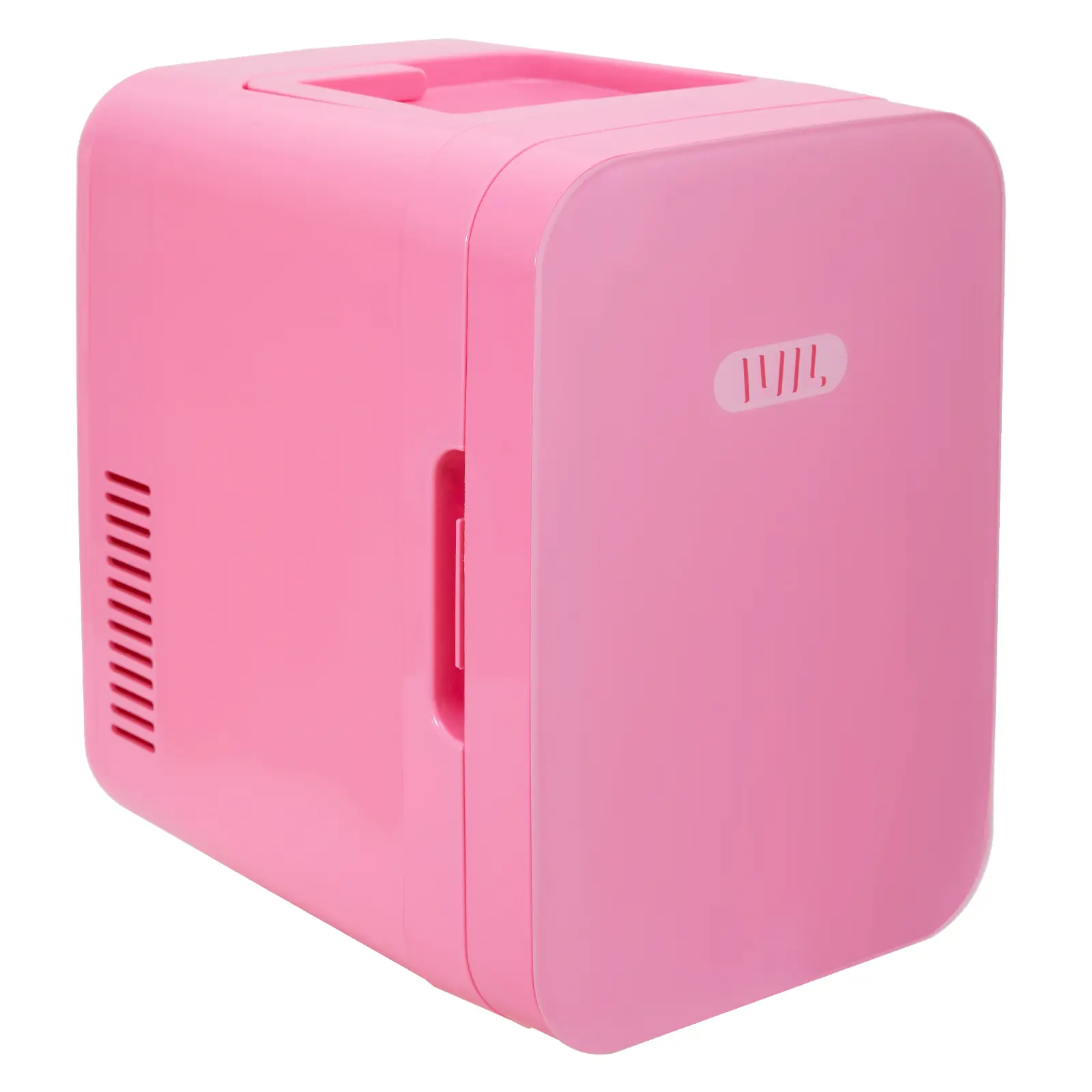 KEANO Compact 6L Pink Mini Fridge with Glass Door, Thermoelectric Cooler-Warmer (8-Can Capacity), Portable Refrigerator for Bedroom, Car, Cosmetics & Daily Drinks