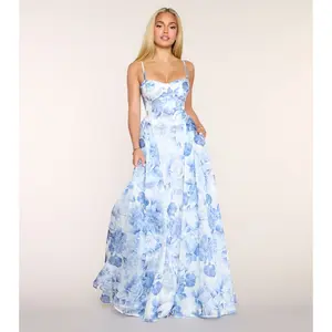 Marielle Floral A-Line Formal Dress