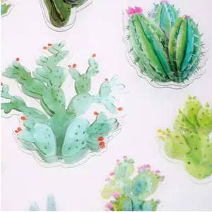 Cactus Dimensional Sticker Set for Scrapbooking and Crafts - 15pc