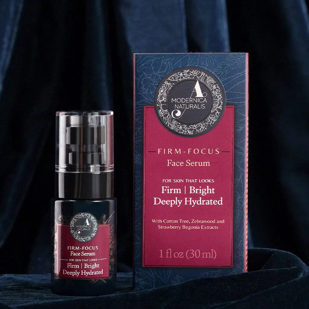TAE Firm-Focus Face Serum - Firms, Brightens, Hydrates Aging, Crepey Skin - Focused-Firming Formula with Cotton Tree, Zebrawood, Strawberry Begonia - Best Face Serum for Loose, Saggy Facial Skin - With Clinically Tested Ingredient Combinations