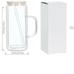 20oz - Glass Snow-Globe Tumbler - with pick your wrap!