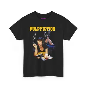 Pulp Fiction 90's Movie Retro Unisex Cotton T-Shirt