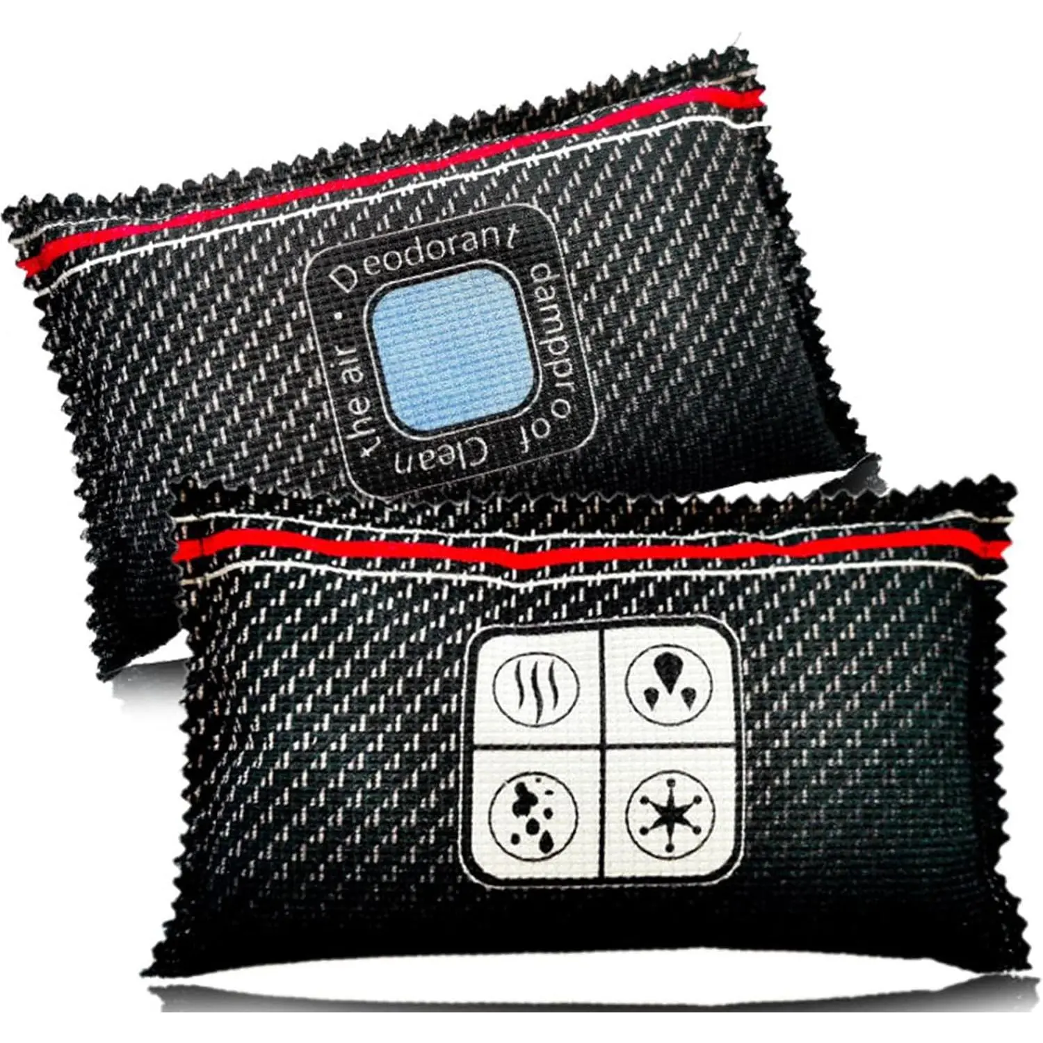 Reusable Silica Gel Dehumidifier Bags - 5x3in Compact Leakproof Waterproof Reusable Packs, Fast-Reactivate Flexible Desiccant for Residential Basement, Automotive Garage, Gun Safe Air Purifying Needs, Leakproof Bag