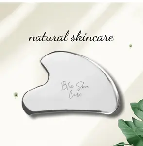 Forever Blue Stone Luxury Accessory for Blue-gel Lotion Application on Face Natural Skincare Enhancer Facial Pore Cleaner & Cleansing Instrument Dermastamp Dermaroller Alternative Exfoliant Scrubber Glove