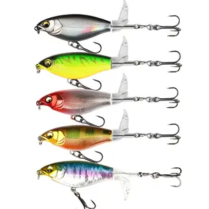 Top Water Fish Lures Whopper plopper bass Fishing Lure Saltwater Fishing topwater bass luress with 3D Eyes Bait