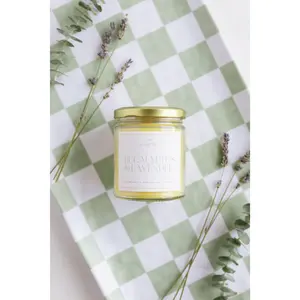 Eucalyptus & Lavender Beeswax Candle Eucalyptus & Lavender Beeswax Candle