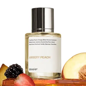 Ambery Peach, Dossier, Women Perfume, Eau de Parfum, 50ml, PEach, Organge, Cardamom, Jasmine, Rum, Vetiver, Patchouli, Vanilla, Oakmoss, Tonka Bean