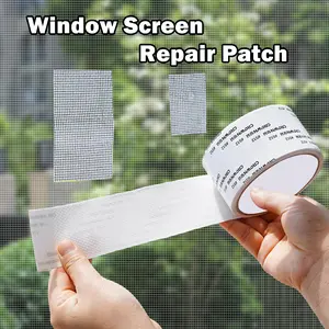 1 Count Super Adhesive Screen Repair Tape, Quick Fix for Torn Window Screens,Grey