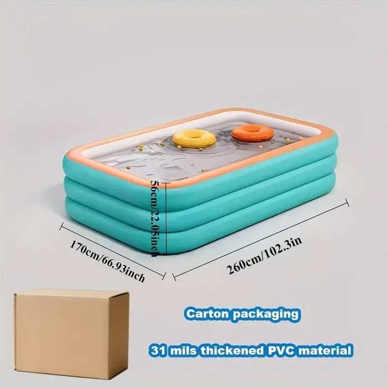 2.6 meters, 3 layers