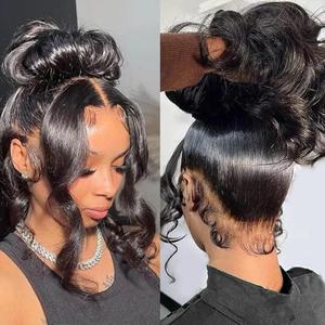 Bling Hair 360 Lace Front Wigs Human Hair 180% Density HD Transparent Body Wave Lace Front Wigs Human Hair Pre Plucked 360 Lace Frontal Wigs for Women summerwins