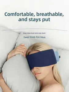 Luxury Sleep Eyes Mask,Total Light Blocking, Breathable temperature‑control material, Skin-Friendly ,Luxury & Ultra Soft, Adjustable - Travel Sleeping Mask for Men & Women