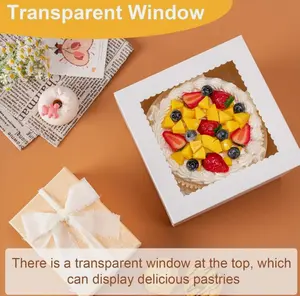 Sturdy Cake Transport Containers with Lids - Ideal for Weddings & Celebrations
