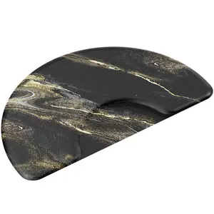 OmySalon Barber Floor Mat,3'x5'x5/8’’ Thick Comfort Salon Chair Mat Standing Anti Fatigue for Hairstylist Barbershop Hairdressing Beauty Spa