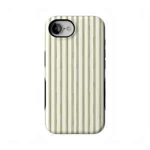 Casely iPhone 17e Case | The Boyfriend Collection | Linen Stripe | Bold Protective Design | Compatible with MagSafe