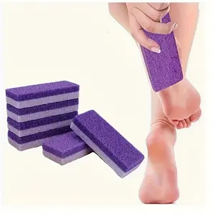 4 Pcs of Foot Pumice Stones and Scrubbers, Durable Exfoliating Pedicure Tools, Home Body - Cleansing Aids for Men and Women&Goodthing