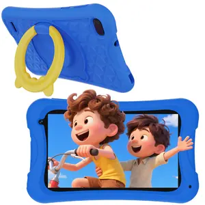 Digiland Kids Tablet 7 inch Android Educational 32GB Storage Toddler Tablets with Shockproof Protective Case Parent Control Bluetooth WiFi Pink Blue