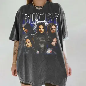 Vintage 90s Graphic Style Bucky Barnes T-shirt Gift For Fan