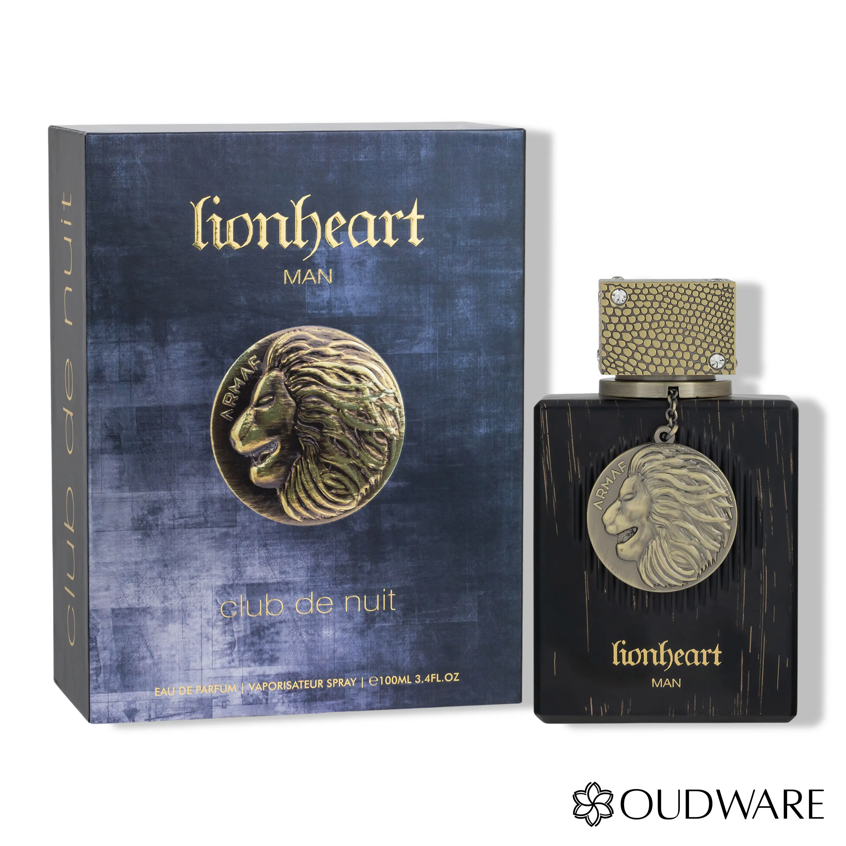 Armaf Club De Nuit Lion Heart Man Eau De Parfum 100ml (3.4oz) - Long Lasting Men's Fragrance