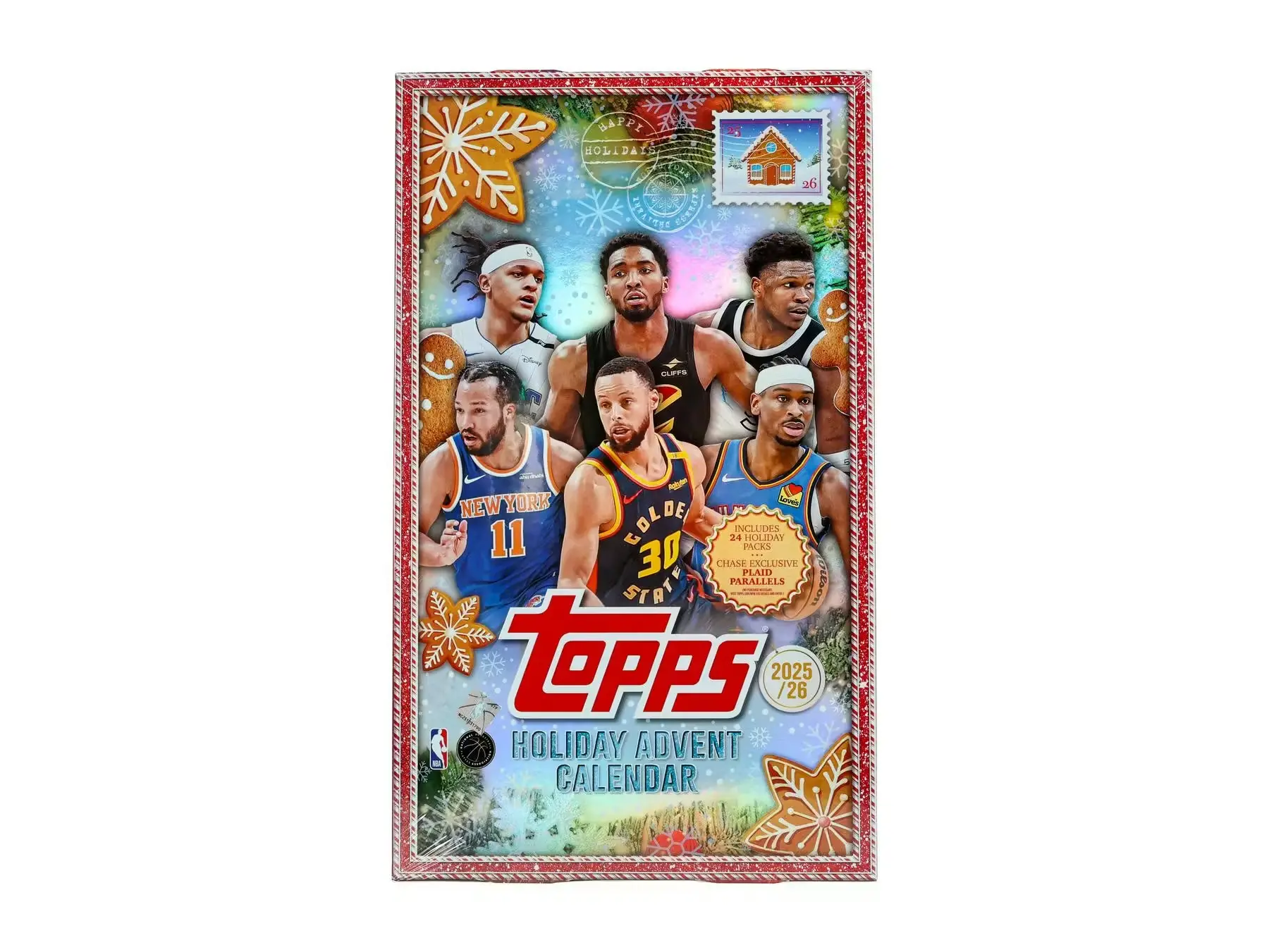 2025/26 Topps Holiday Basketball Calendar packs