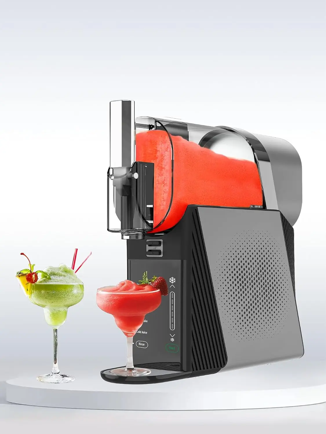 Slushy Machine for Home,6 Presets & Texture Control,Self Clean,No Ice Needed Frozen Drink Maker,Fast Freezing Margarita Machine,88oz Slushie Machine for Frappé,Milkshake, Smoothie,Frozen Cocktails