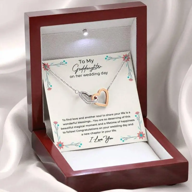 Goddaughter Necklace, Goddaughter Wedding Gift, Gift For Goddaughter On Her Wedding Day From Godmother