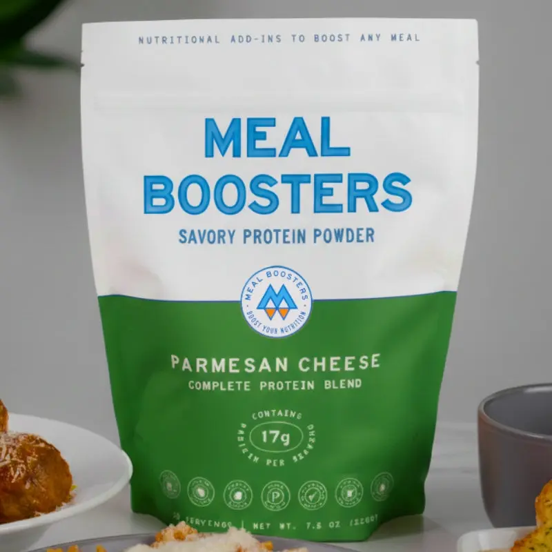Meal Boosters Parmesan Cheese Collagen+ Protein Blend | High-Protein Savory Meal Topper