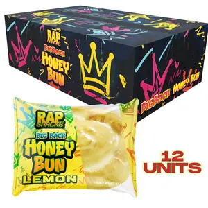 Rap Snacks Big Back Lemon Honey Bun (Case of 12)