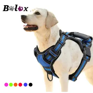 Dog Harness No Pull Breathable Reflective Dog Harness Vest with Handle For Small Large Dogs Outdoor walking Training Supplies cat harness