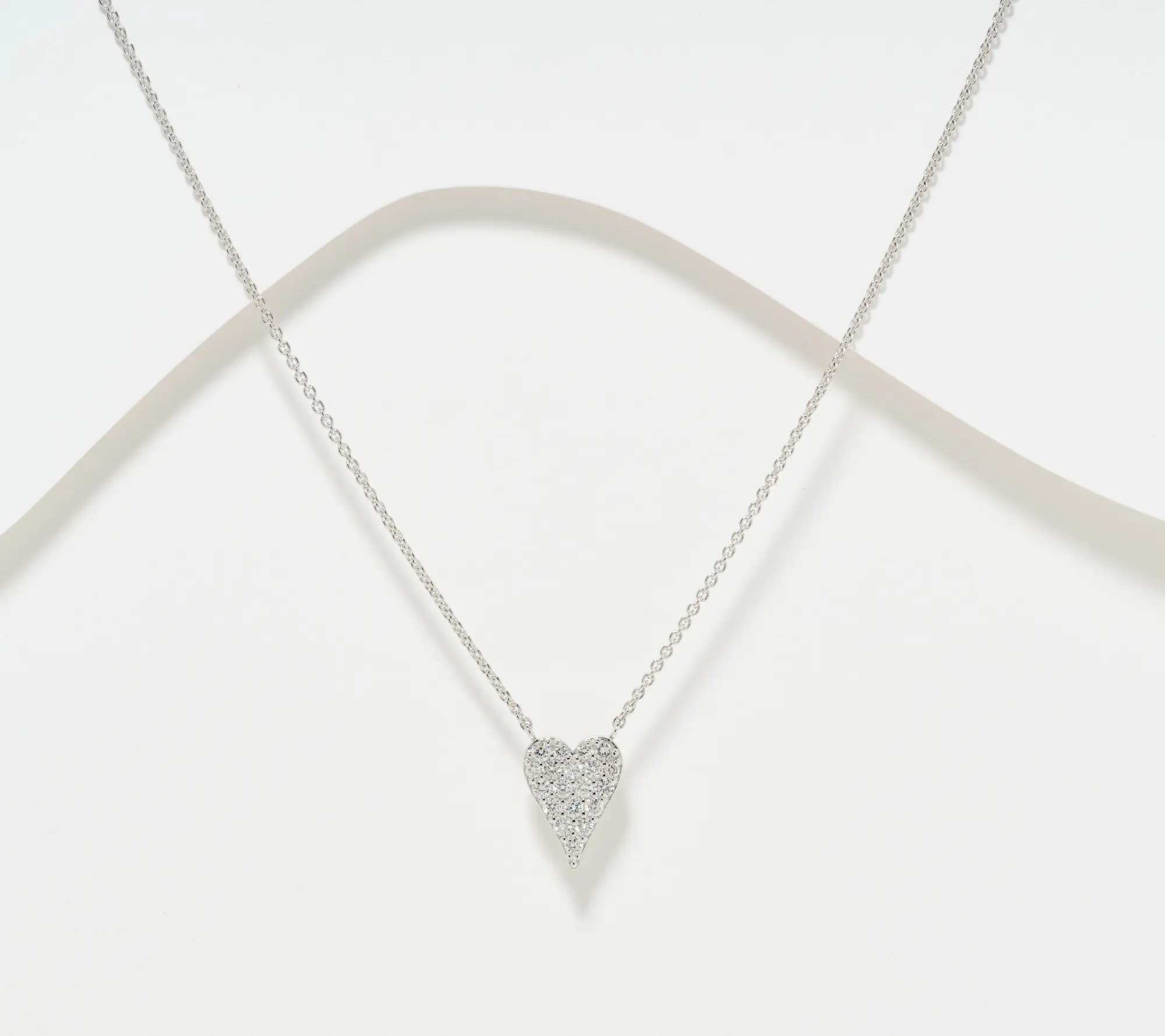 JEN by Jennifer Miller Lab Grown Diamond 1.00ct Heart Necklace