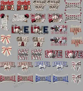 BASEBALL (1) TRUCKER HAT PREMADE GANGSHEET - 22X24 DTF TRANSFERS - DIRECT TO FILM