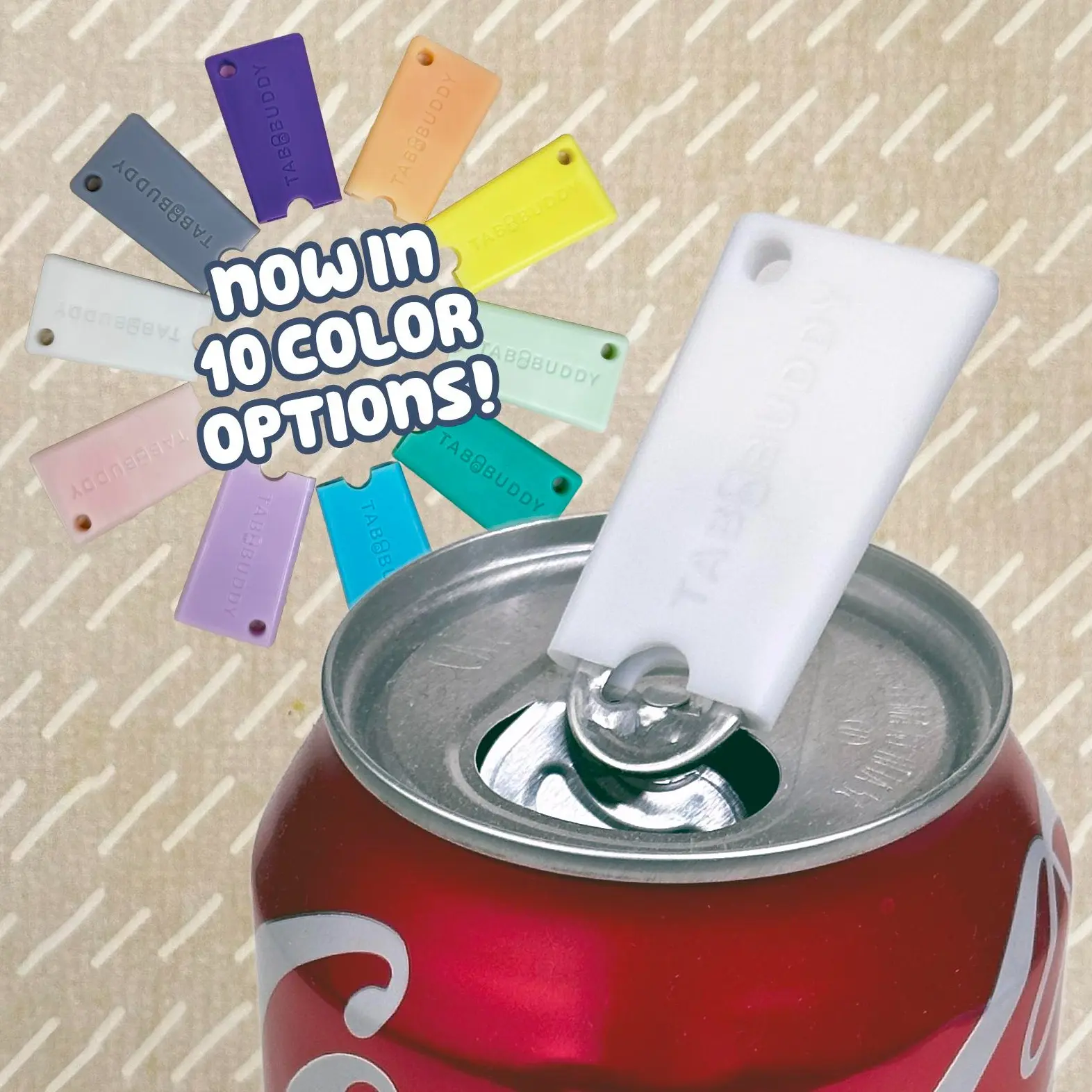 Tab Buddy Mini Opener! Cute soda can opener help for long nails, kids, sore hands Kitchen Utensils Indoor