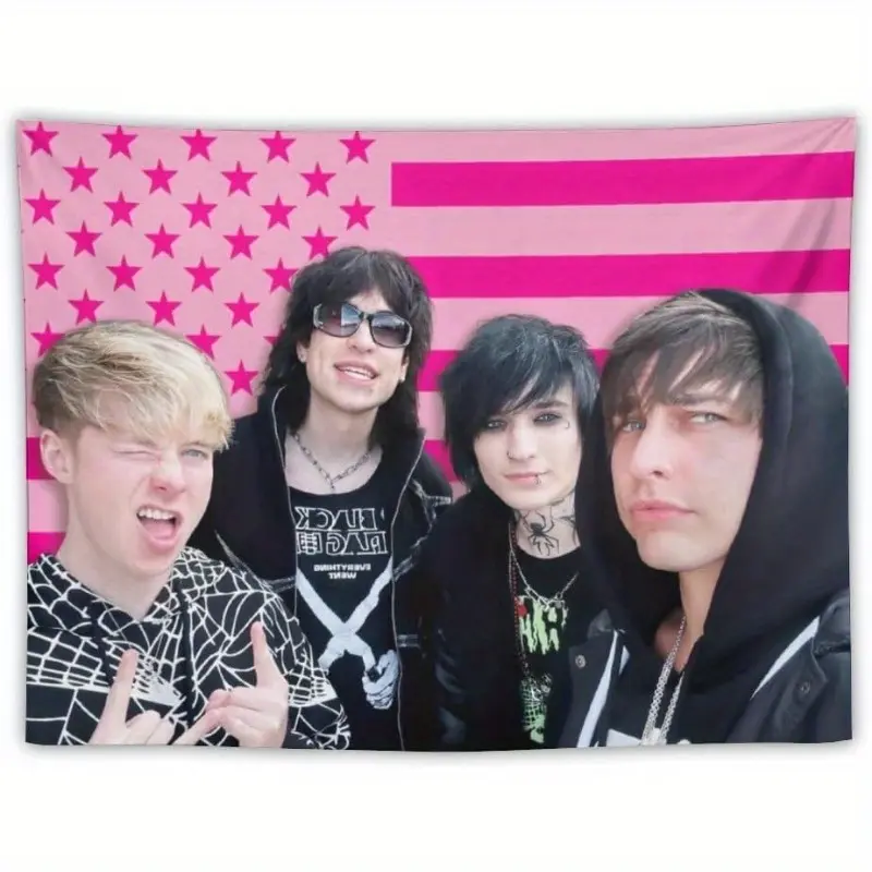 [HD Printing] BENGOOD 3X5ft Pink Flag | |   Fabric |   HD Printing, No Electricity Needed |   Bedroom Decor |   Funny Colby Stuff Jake & Johnny Johnnie Merch |   Aesthetic