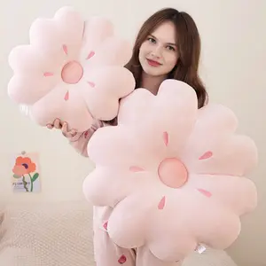 Cute Cherry Blossom Decorative Plush Pillow for Bedroom Balcony Living Room Sofa Chair car Cushion