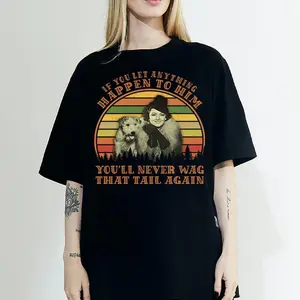 The Thin Man Shirt, Nora Charles If You Let Anything Happen To Him You'll Never Wag That Tail Vintage T-Shirt, Movies Quote Unisex T-Shirt