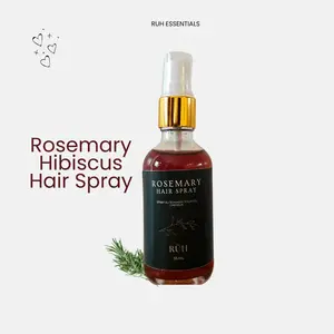 Rosemary & Hibiscus Hair Spray for Hair Fall & Scalp Dryness - Rüh Essentials Haircare Blend