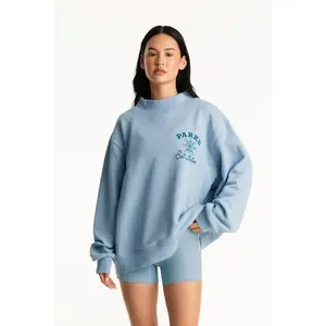 SET X PARKE SAIL GRAPHIC MOCKNECK - OVERCAST