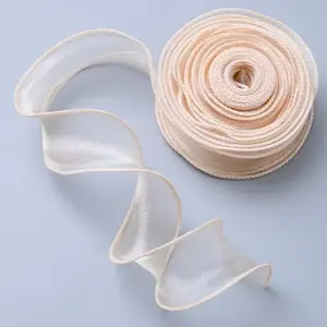 1 Roll Random Color Sheer Organza Ribbon 8.5 Yards 1.5 Inch Chiffon Ribbons for Gift Wrapping Flower Bouquet Crafts Ribbons Wedding Wreaths Invitations Party Decoration