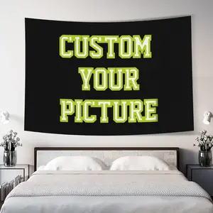 Custom Tapestry For Wall Bedroom 3x5 Ft Custom Backdrop Personalized Image Text Photo Customized Funny Tapestry Banners And Signs Horizontal Model Tapestrys-room decor