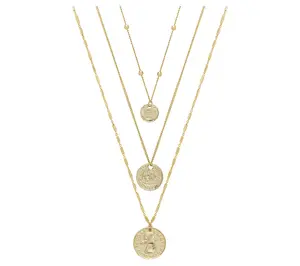 Ettika Layered Coin Necklace Set