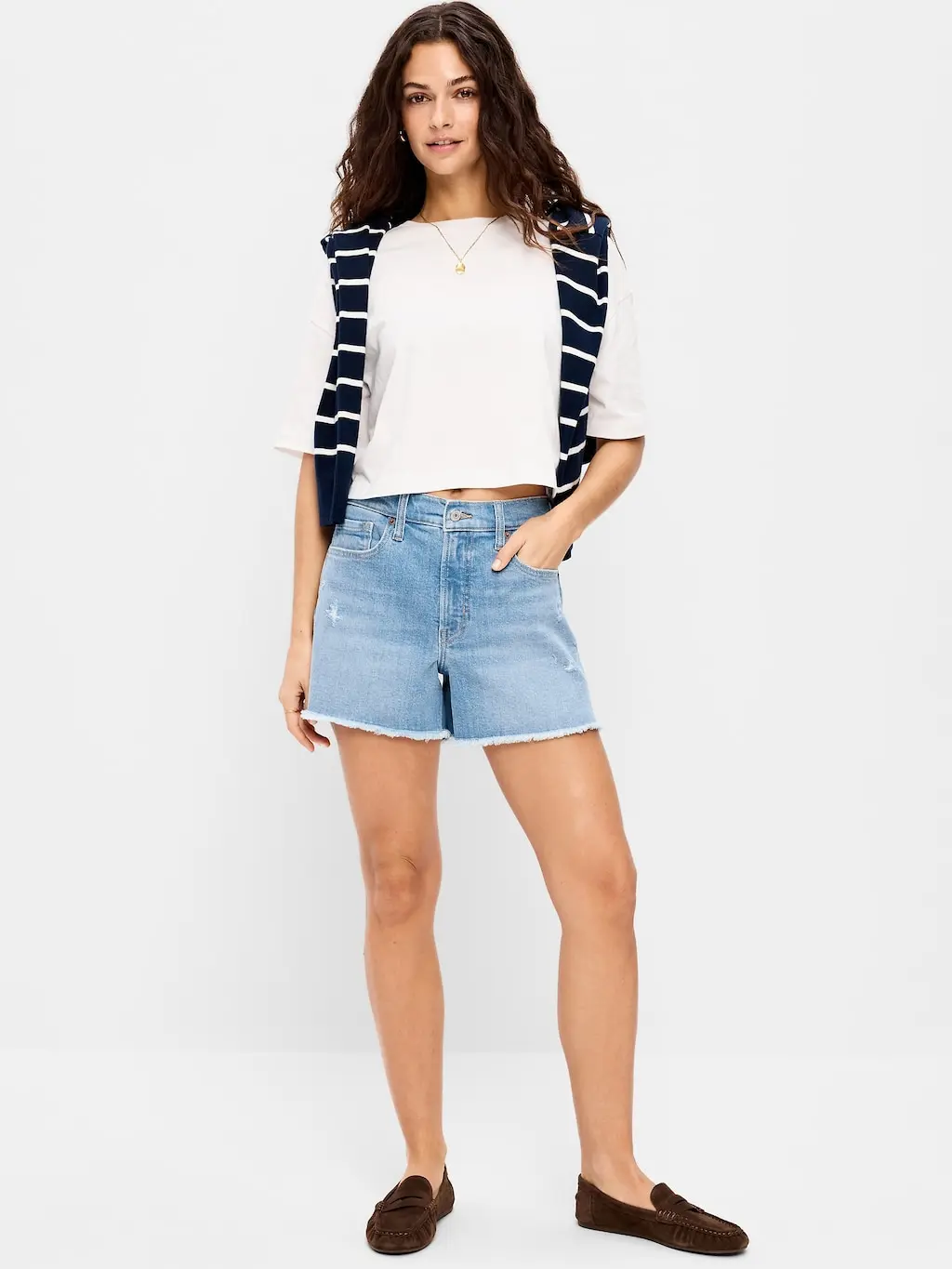 Old Navy Women's High-Waisted OG Jean Shorts -- 4-inch inseam