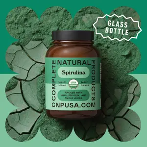 Organic Raw Spirulina Capsules Supplement