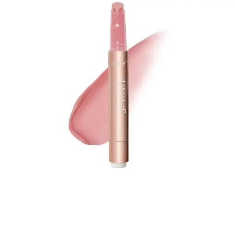 Tarte Maracuja Juicy Lip Plump Cosmetic Lipstick - Cherry Blossom Berry Shade, Hydrating Hyaluronic Acid Moisturizer Formula with Antioxidant Citrus Limon Extract, 0.095 oz Lip Care Makeup Product for Glossy Finish