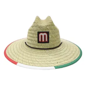 Mexico Handcrafted Straw Hat with Wide Brim for Sun Protection Handmade Hat Accessory