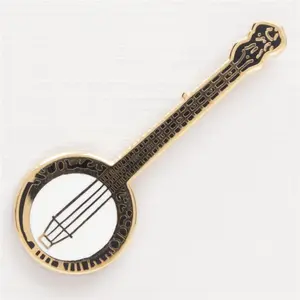 Banjo Enamel Pin