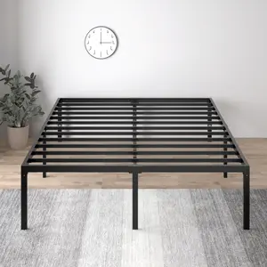 SHA CERLIN Heavy Duty Platform Bed Frame-Twin/Full/Queen/King/【Frame Only No Mattress】Self-Attached Headboard/No Box Spring Needed/Noise-Free & Non-Slip Design #ChristmasGifts#TikTokShopBlackFriday