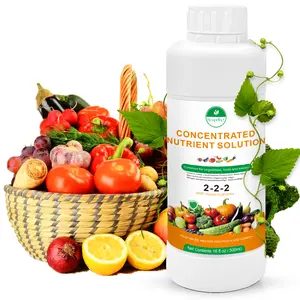 All-purpose liquid vegetable and fruit fertilizer 16 fl oz concentrated nutrient solution, all-natural, groundwater safe soil testing kit, organic potted soil garden