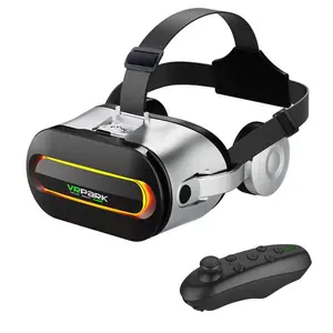 Smart Phone VR Glasses Virtual Reality Headset Bluetooth 3D Devices Headphones Helmet Goggles Lenses Smartphone Mobile Cell Viar VR Headsets