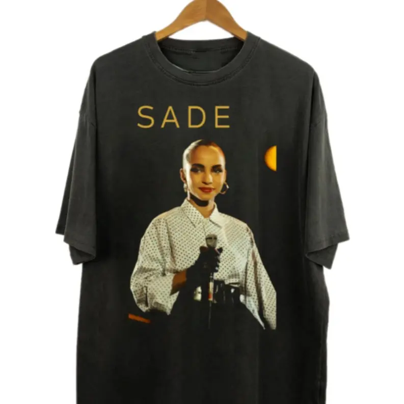 Retro Sade Graphic Tee Shirt, Sade Lover Live Shirt, Smooth Operator Album Unisex T-shirt